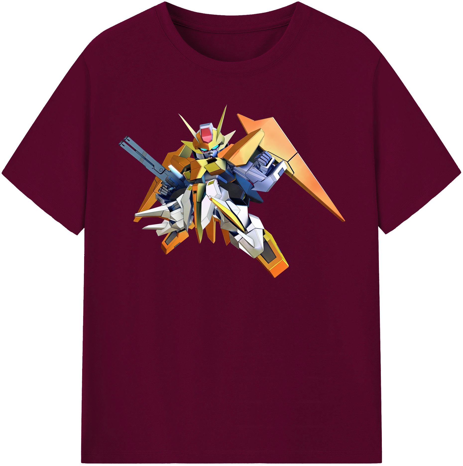 （画像用） 機動戦士ガンダム Mobile Suit Gundam レディースカジュアルプリントTシャツ（綿100％）